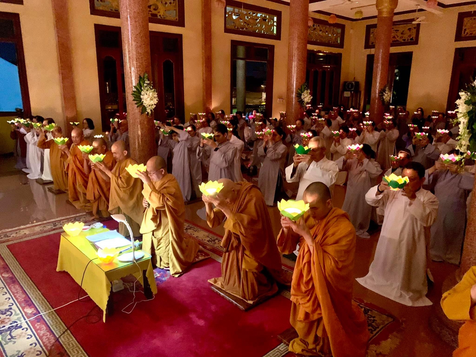 Đăk Lăk: Tịnh xá Ngọc Quang Trang nghiêm tổ chức lễ Vía Đức Phật A Di Đà.