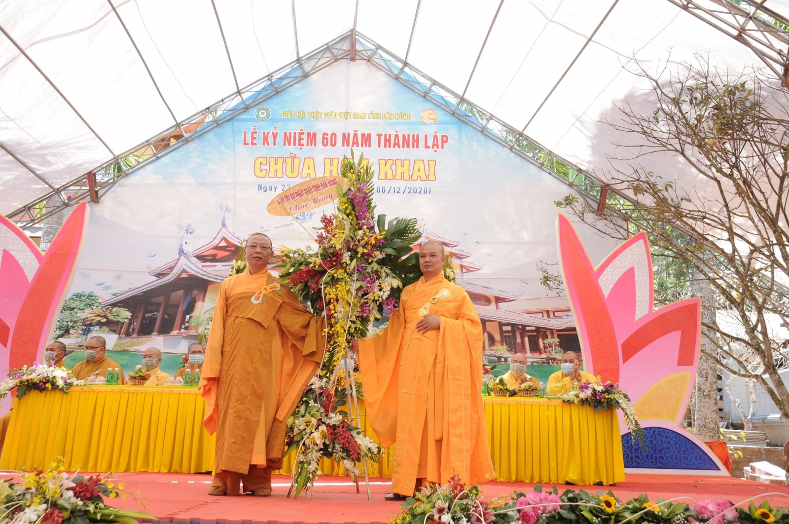 Đăk Nông: Đại lễ Kỷ niệm 60 năm thành lập chùa Hoa Khai