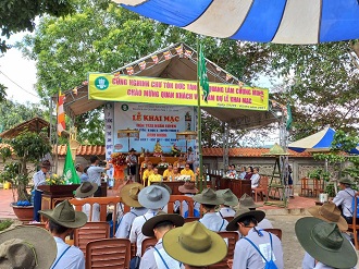 Phân ban Gia đình Phật tử tỉnh Đắk Nông: Khai mạc liên trại huấn luyện huynh trưởng Gia đình Phật tử tỉnh